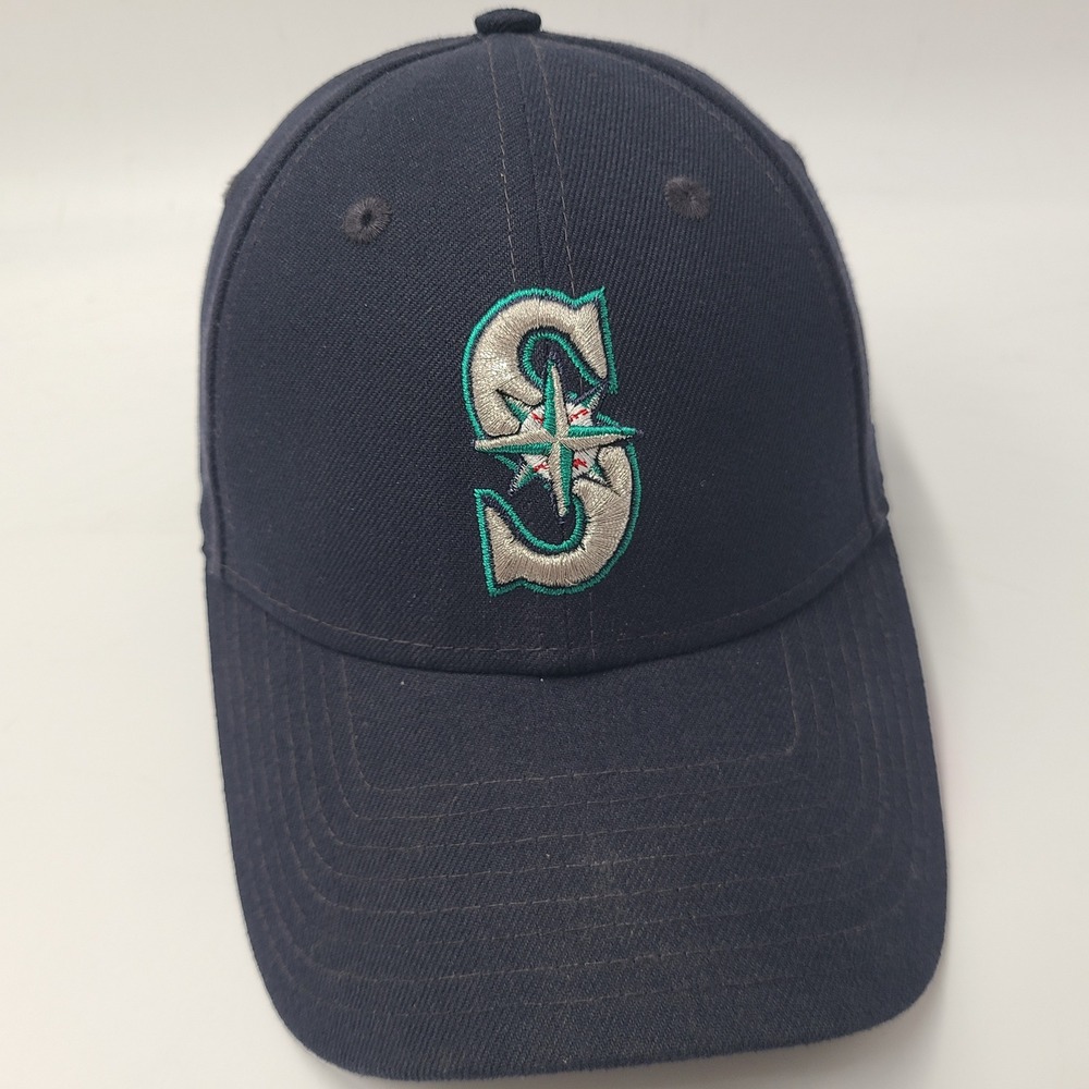 Seattle Mariners Hat Adjustable New Era 9Forty Blue MLB Baseball Polyester Men